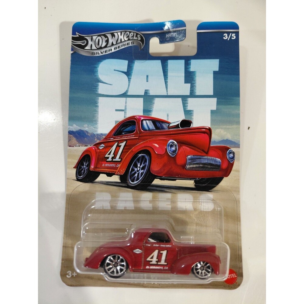 NIP Hot Wheels Salt Flats 1:64 Die Cast 1941 Willys Coupe Classic Car